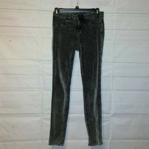 J Brand Grey Velvet super Skinny Jean  sz25